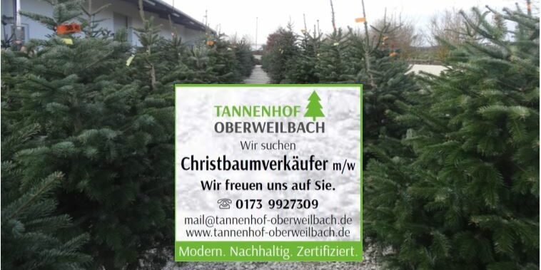 Tannenhof Oberweilbach_Christbaumverkäufer