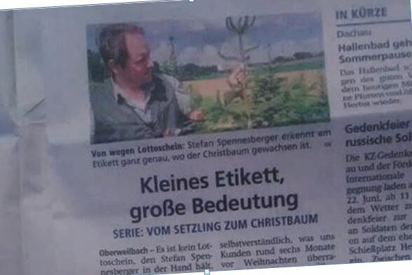 Tannenhof Oberweilbach_Dachauer Nachrichten_Christbaum_Serie_190618