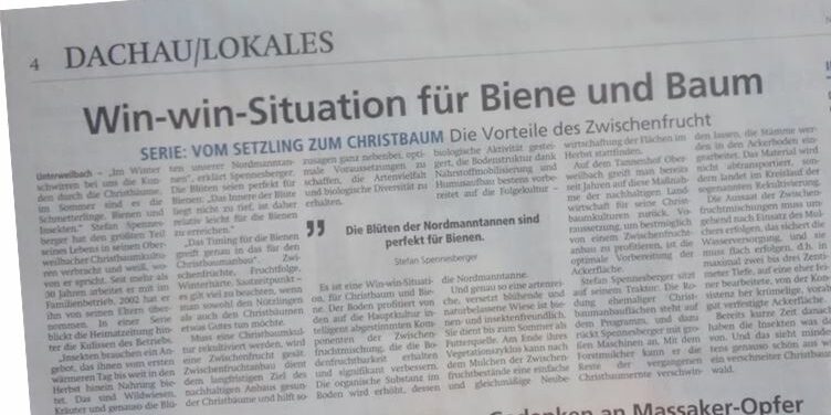 Tannenhof Oberweilbach_Dachauer Nachrichten_Christbaum_Setzling_2019