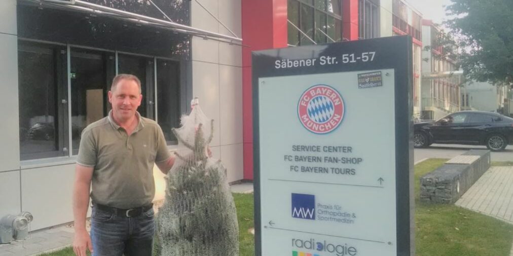 Tannenhof Oberweilbach_FC Bayern München_Christbaum